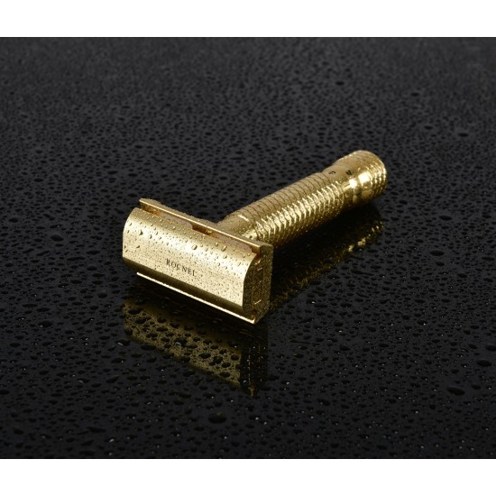 ROCNEL SOLID BRASS ADJUSTABLE SAFETY RAZOR (PRE ORDER - AUGUST 31