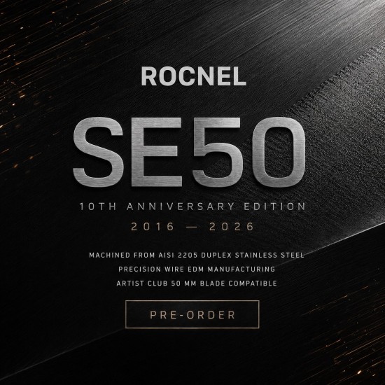 MODEL SE 50 (SOLID DUPLEX STEEL) SAFETY RAZOR- PRE ORDER October 30, 2026.
